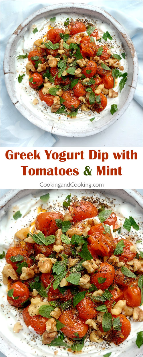 Greek Yogurt Dip with Tomatoes and Mint Greek Yogurt Dip with Tomatoes and Mint