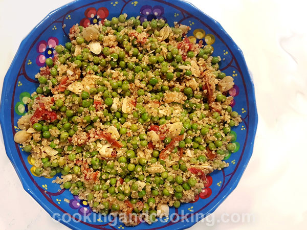 Green Pea Quinoa Salad