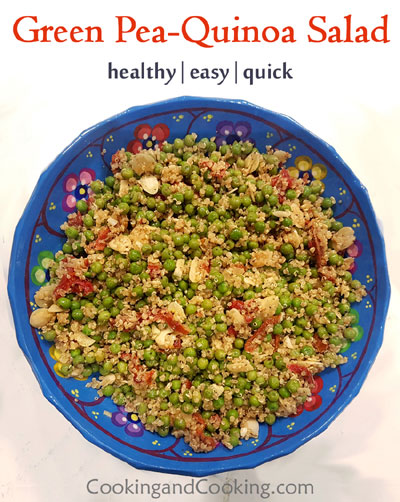 Green Pea Quinoa Salad