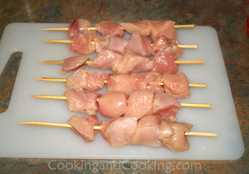 Grilled Chicken Red Pepper Skewers Grilled Chicken Red Pepper Skewers