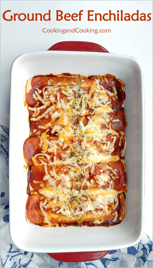 Ground Beef Enchiladas