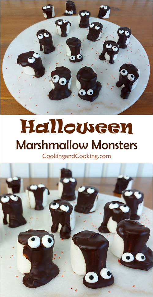Halloween Marshmallow Monsters