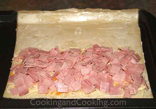 Ham and Cheese Puff Tart