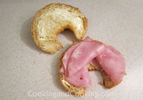 Ham and Cheese Croissants Ham and Cheese Croissants