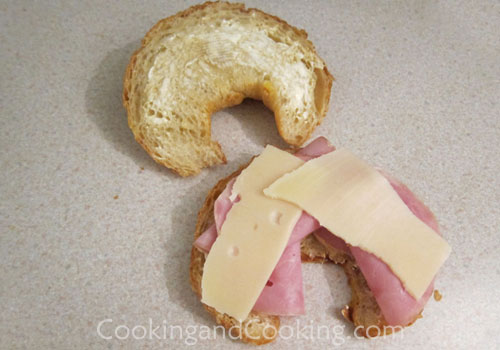 Ham and Cheese Croissants Ham and Cheese Croissants