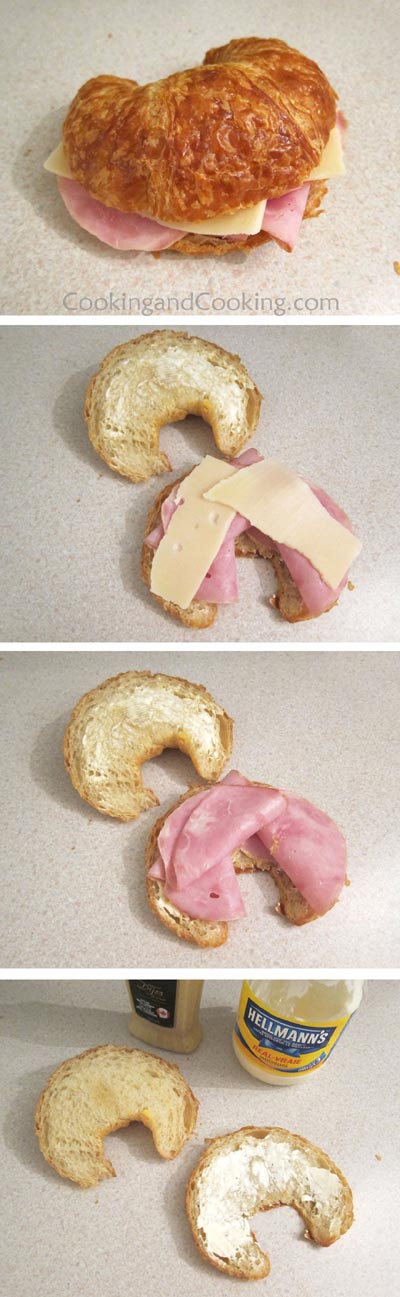 Ham and Cheese Croissants Ham and Cheese Croissants