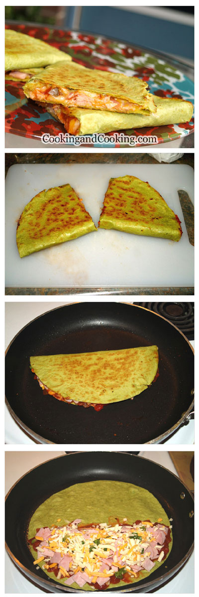 Ham and Cheese Quesadillas Ham and Cheese Quesadillas