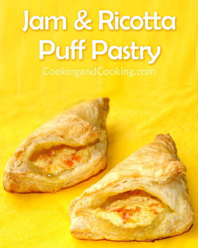 Jam and Ricotta Puff Pastry Jam and Ricotta Puff Pastry