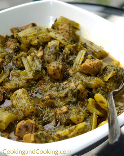 Khoresh Karafs (Persian Celery Stew)