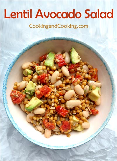 Lentil-Avocado-Salad Lentil-Avocado-Salad