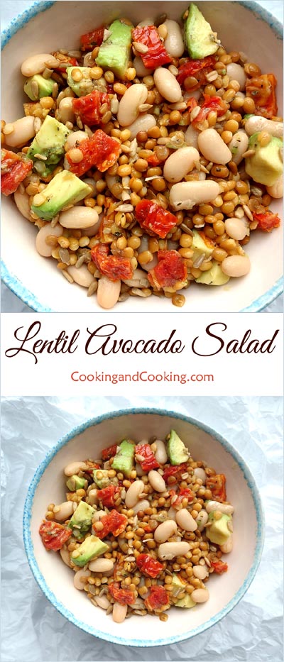 Lentil Avocado Salad