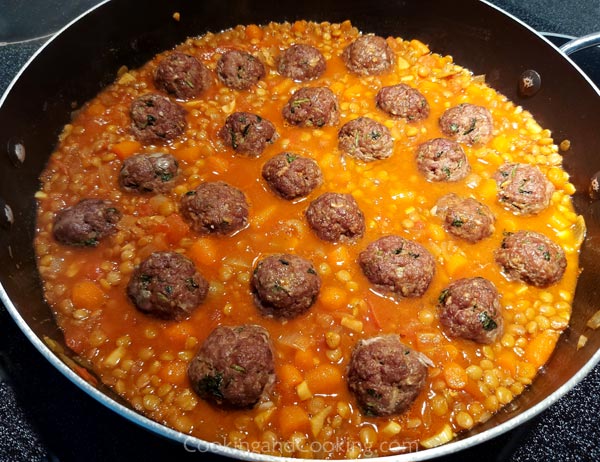 Lentil with Beef Meatballs