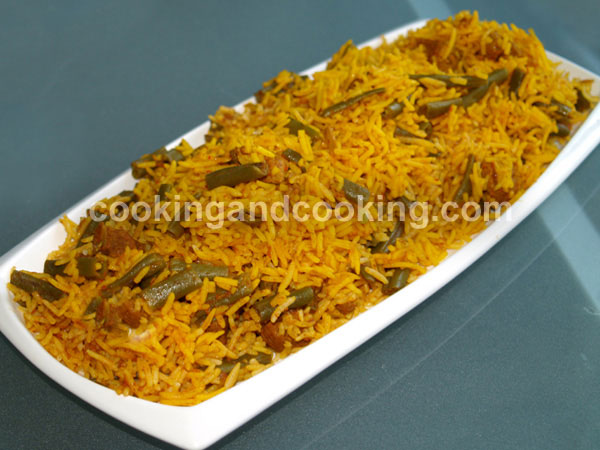 Lubia Polo (Persian Green Bean Rice)