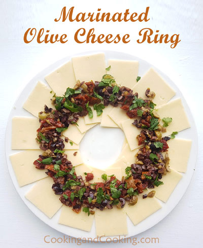 Marinated Olive Cheese Ring