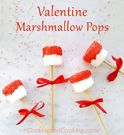 Valentine’s Marshmallow Pops