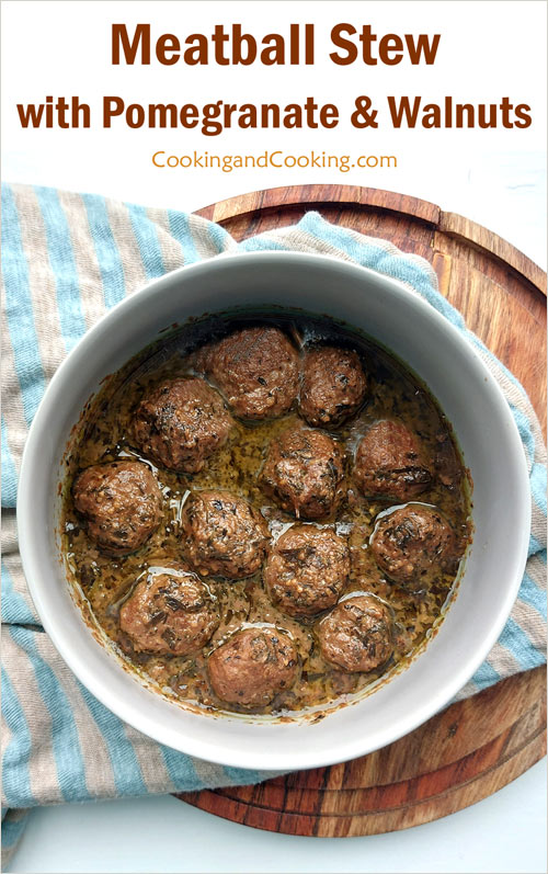 Meatball-Stew-with-Pomegranate-and-Walnuts