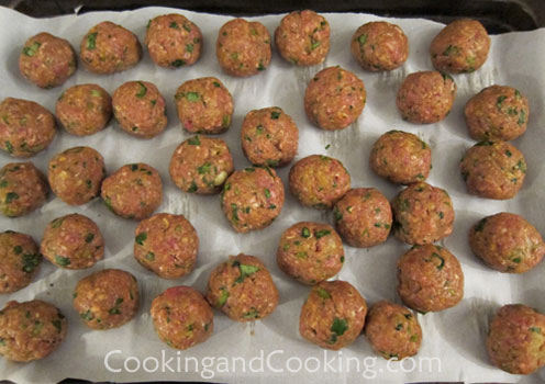 Meatballs with Peanut Sauce