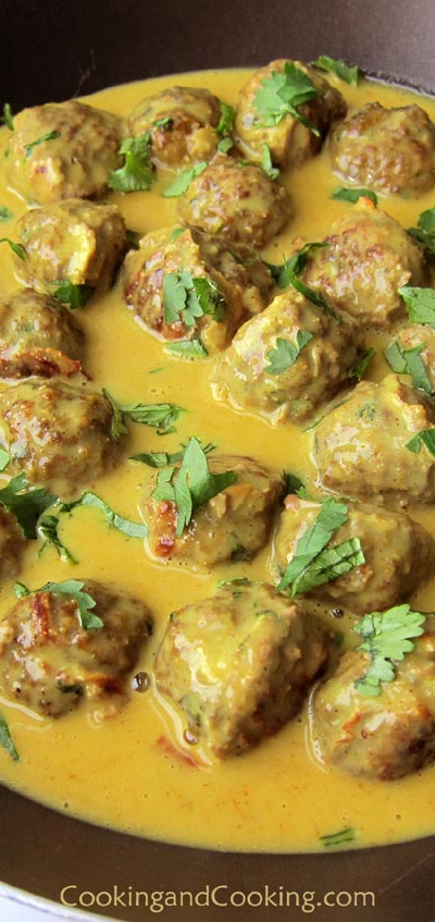 Meatballs with Peanut Sauce