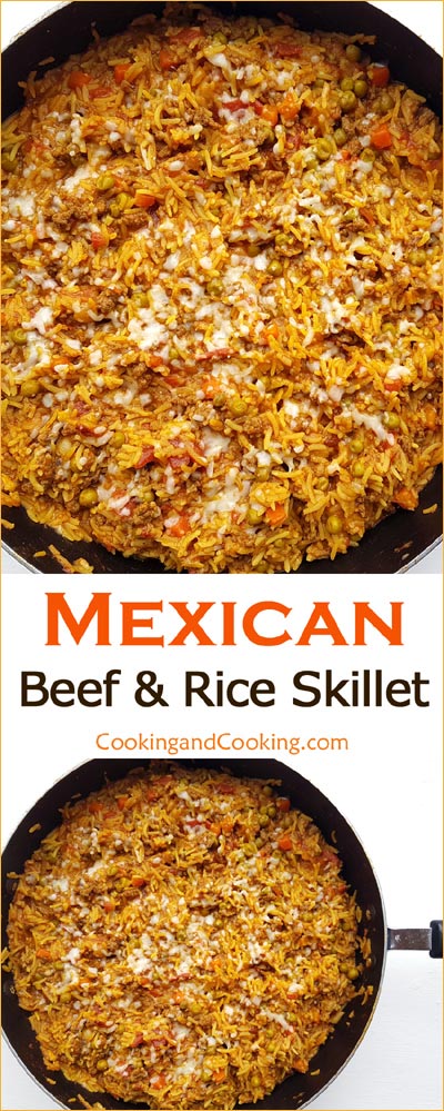 Mexican Beef and Rice Skillet