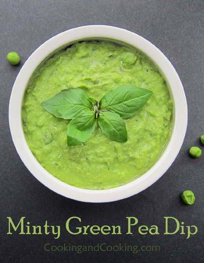 Minty Green Pea Dip Minty Green Pea Dip