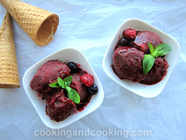 Mixed Berry Sorbet