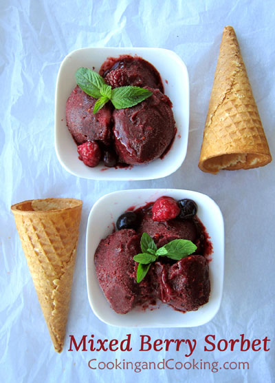 Mixed Berry Sorbet Mixed Berry Sorbet