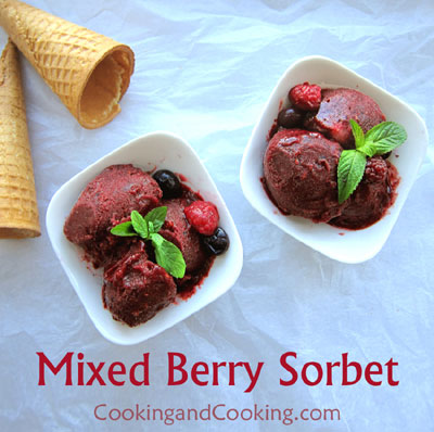 Mixed-Berry-Sorbet Mixed-Berry-Sorbet