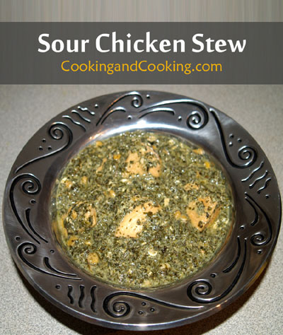 Morgh-e Torsh (Sour Chicken Stew with Herbs and Split Peas)