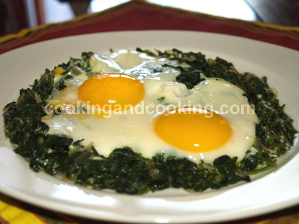 Nargesi Esfenaj (Persian Egg and Spinach)