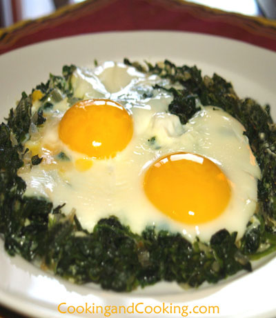 Nargesi Esfenaj (Persian Egg and Spinach)