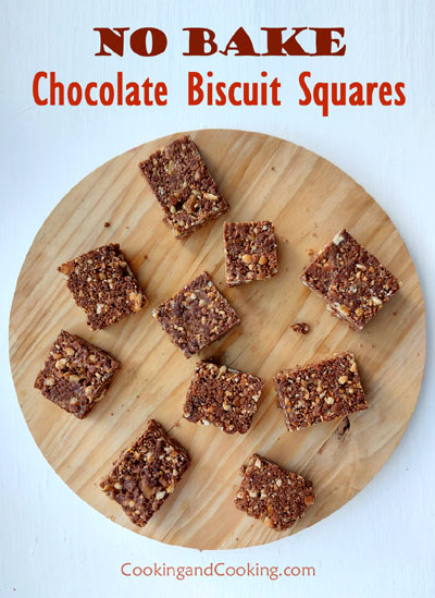 No-Bake Chocolate Biscuit Squares