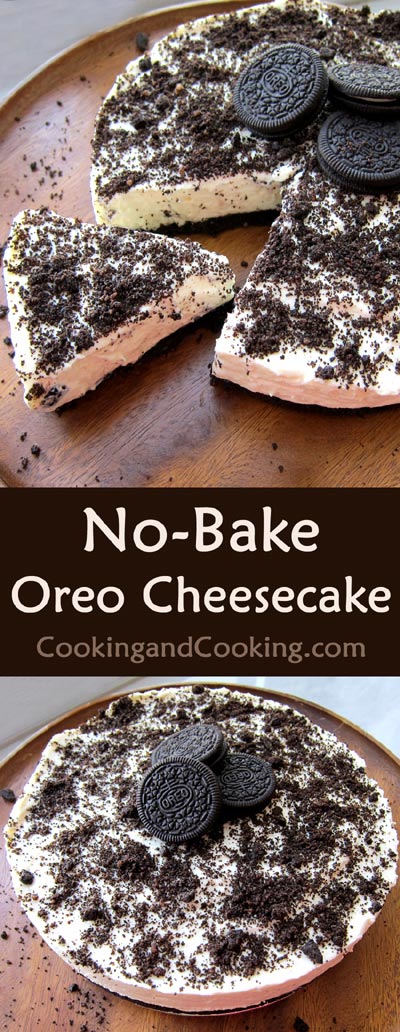 No Bake Oreo Cheesecake