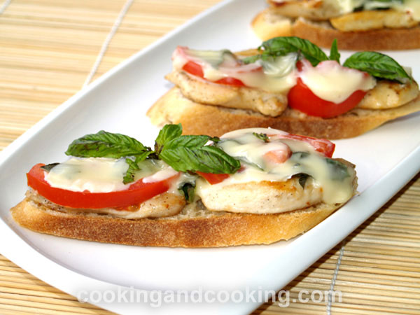 Open Faced Chicken Sandwich