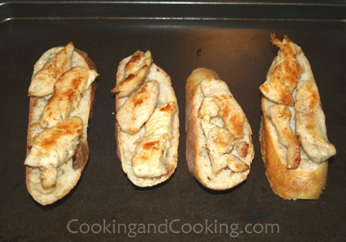 Open Faced Chicken Sandwich