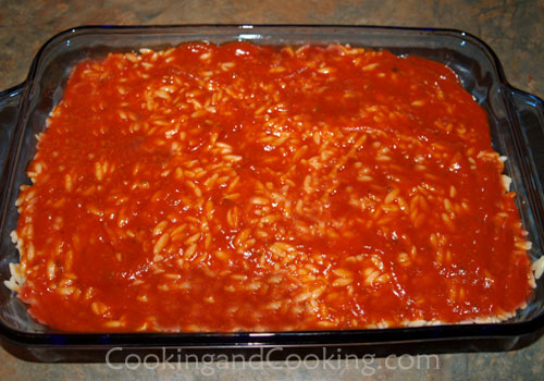 Orzo and Pepperoni Casserole Orzo and Pepperoni Casserole