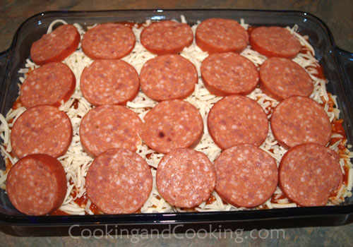 Orzo and Pepperoni Casserole Orzo and Pepperoni Casserole