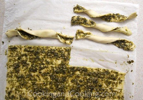 Pesto Pastry Twists Pesto Pastry Twists