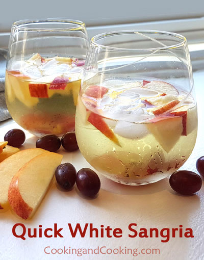 Quick White Sangria