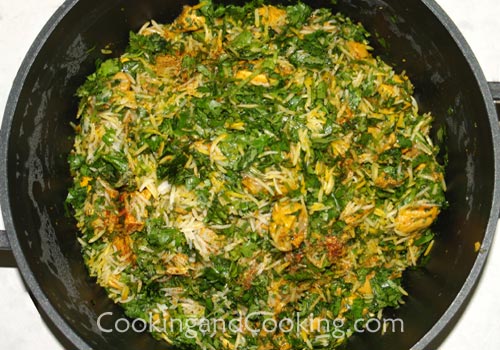 Rice with Cilantro and Chicken