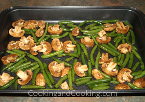 Roasted Green Beans and Mushrooms Roasted Green Beans and Mushrooms