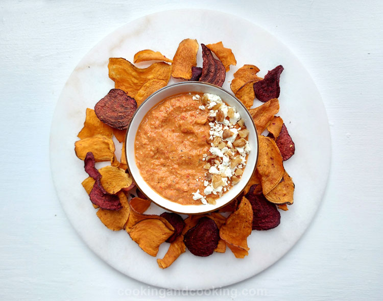 Roasted Red Pepper and Artichoke Dip