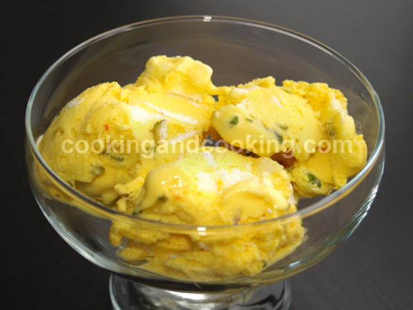 Saffron Ice Cream