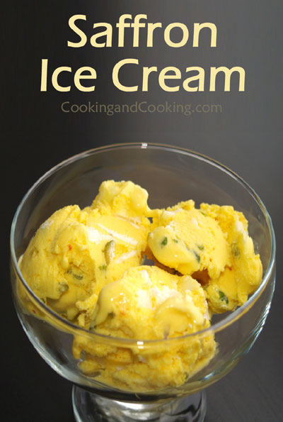 Saffron Ice Cream