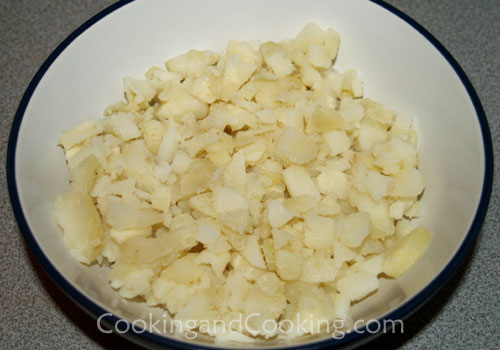 Salad Olivieh (Persian Potato Salad with Chicken)