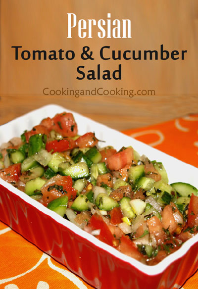 Salad Shirazi (Persian Tomato Cucumber Salad) Salad Shirazi (Persian Tomato Cucumber Salad)