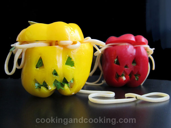 Scary Stuffed Peppers