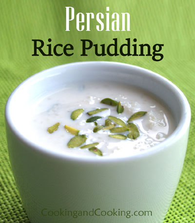 Shir Berenj (Persian Rice Pudding)