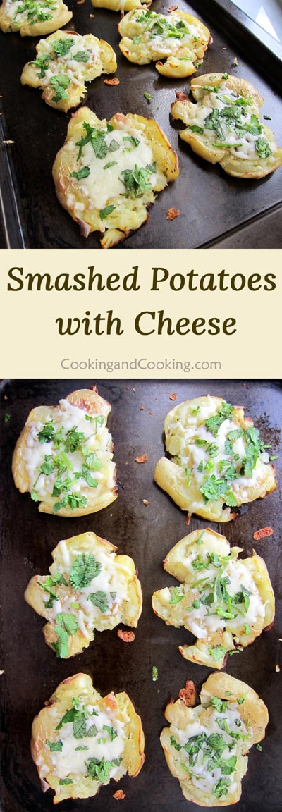 Smashed Potatoes with Cheese