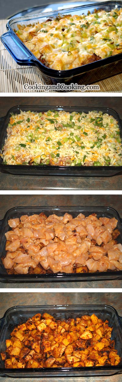 Spicy Potato and Chicken Casserole Spicy Potato and Chicken Casserole