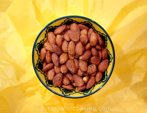 Spicy Roasted Almonds